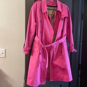 Fuchsia long coat